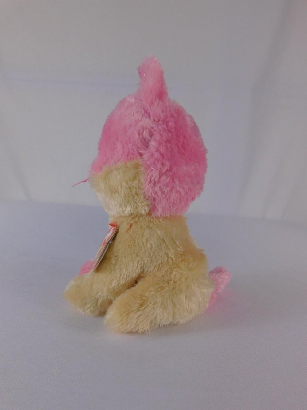 Ty Beanie Boos Anabelle Cat Plush Small Pink Yellow Multicolor 2020 Toy - Picture 2 of 10